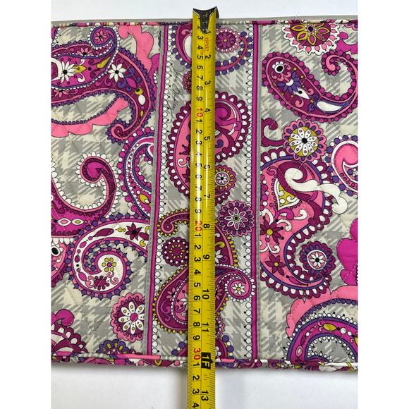 Vera Bradley Paisley Meets Plaid Softshell Computer Laptop Sleeve Case Retired - Picture 10 of 10